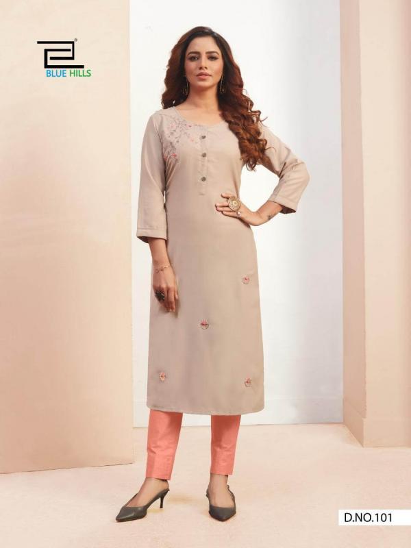 Blue Hills Mahek 1 Designer Kurti Catalogue